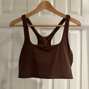 Brown XL Free People Never Better Square Neck Bra